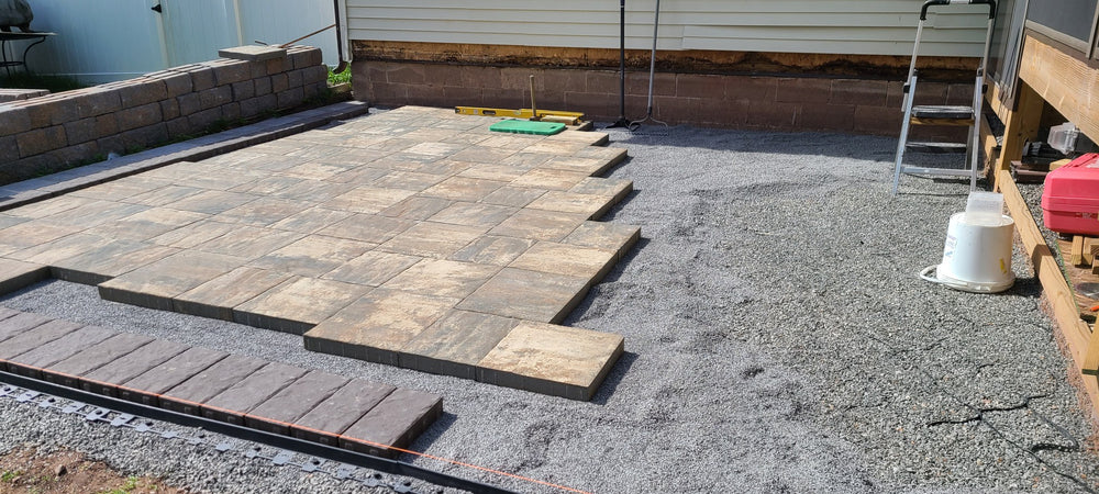 Strengthen and Reduce Prep for Paver Stone Patio Applications