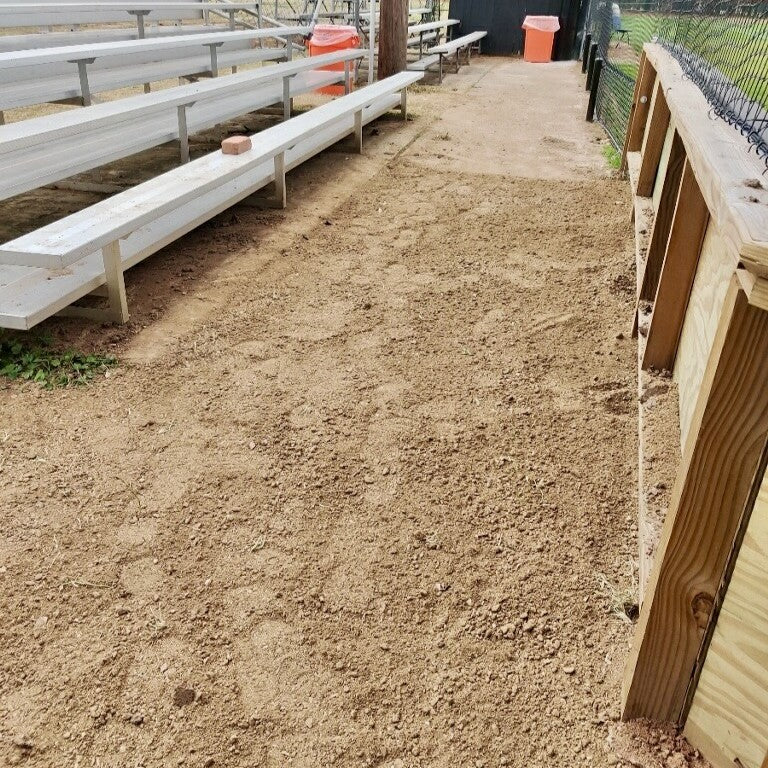 Reinforced Athletic Field Walkway to Stands - RutGuard 3" Geocell