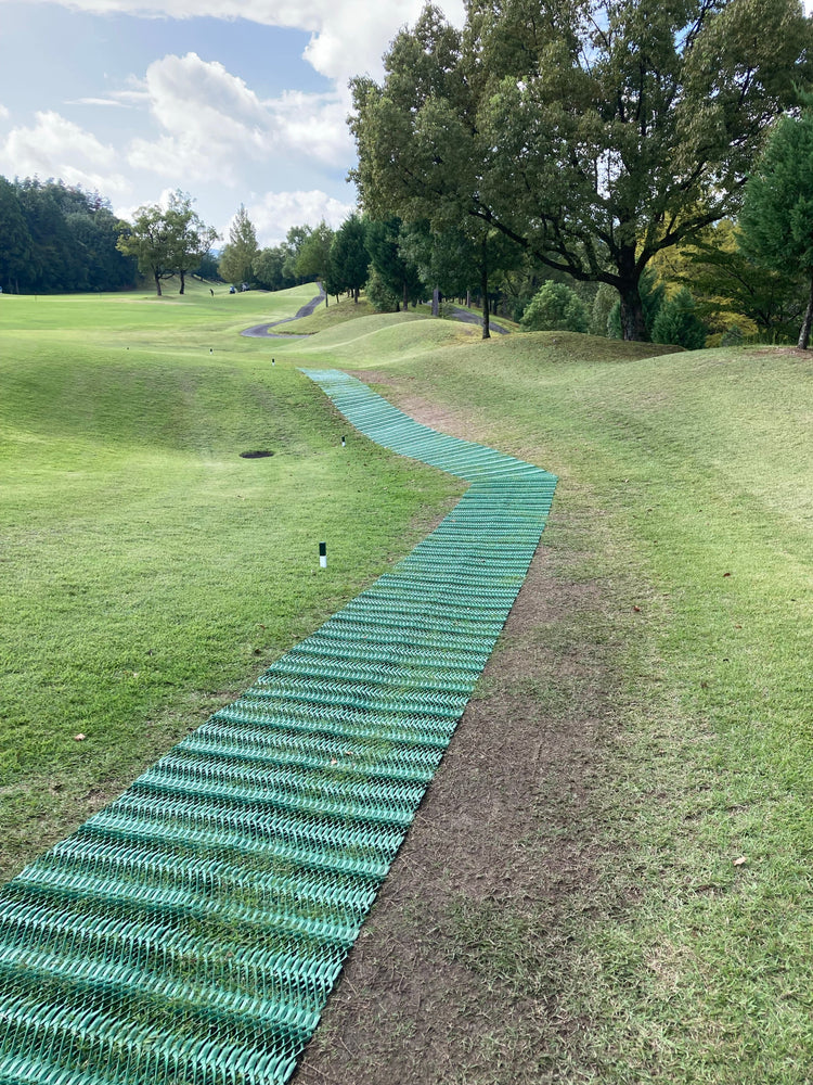 Mud Control in Golf Course Cart Paths - Grass Protection Mesh – RutGuard