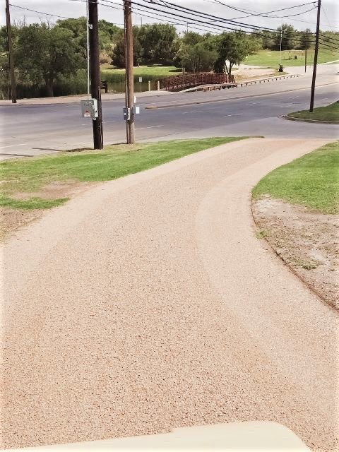 Resurfacing Walking Trails Through Public Park In Texas