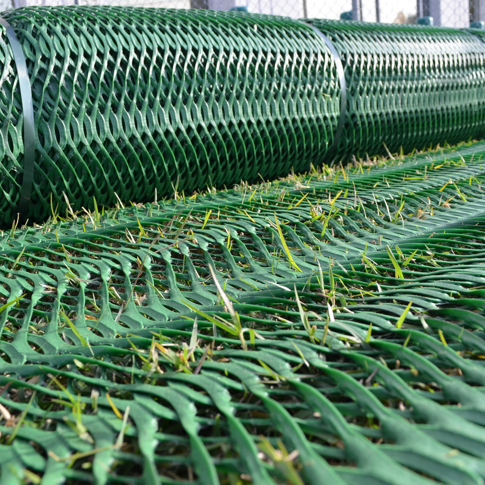 RutGuard Grass Protection Mesh - Standard Roll $1.73/sf - Reinforcement for Grass Parking, Driveways - 3'x50' Roll (150sf)