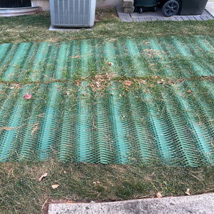 RutGuard Grass Protection Mesh - Short Roll $2/sf - Reinforcement for Grass Parking, Driveways - 3'x25' Roll (75sf)