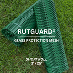 RutGuard Grass Protection Mesh - Short Roll $2/sf - Reinforcement for Grass Parking, Driveways - 3'x25' Roll (75sf)