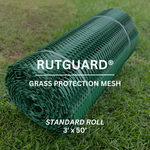 RutGuard Grass Protection Mesh - Standard Roll $1.73/sf - Reinforcement for Grass Parking, Driveways - 3'x50' Roll (150sf)