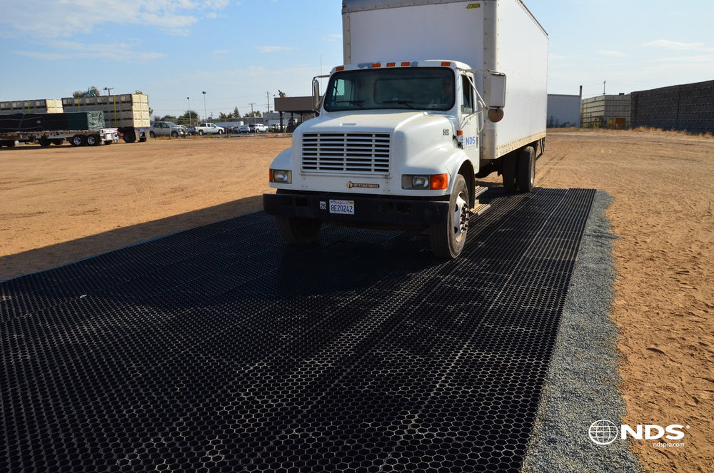 Tufftrack - 2' x 2' Grass & Gravel Paver Panels - Pack of 10 (40sf ...