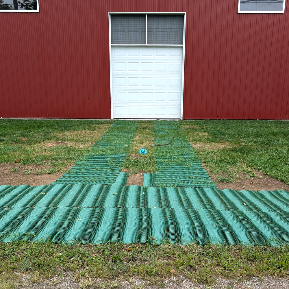 RutGuard Grass Protection Mesh - Short Roll $2/sf - Reinforcement for Grass Parking, Driveways - 3'x25' Roll (75sf)