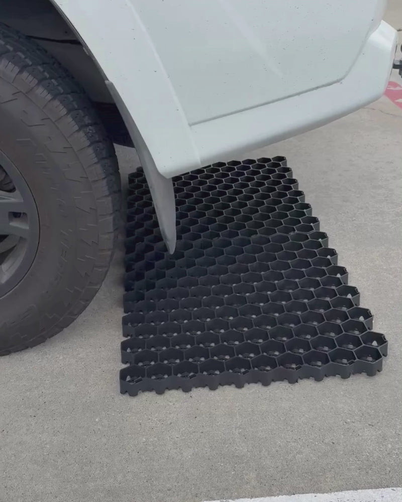 Tufftrack - 2' x 2' Grass & Gravel Paver Panels - Pack of 10 (40sf ...